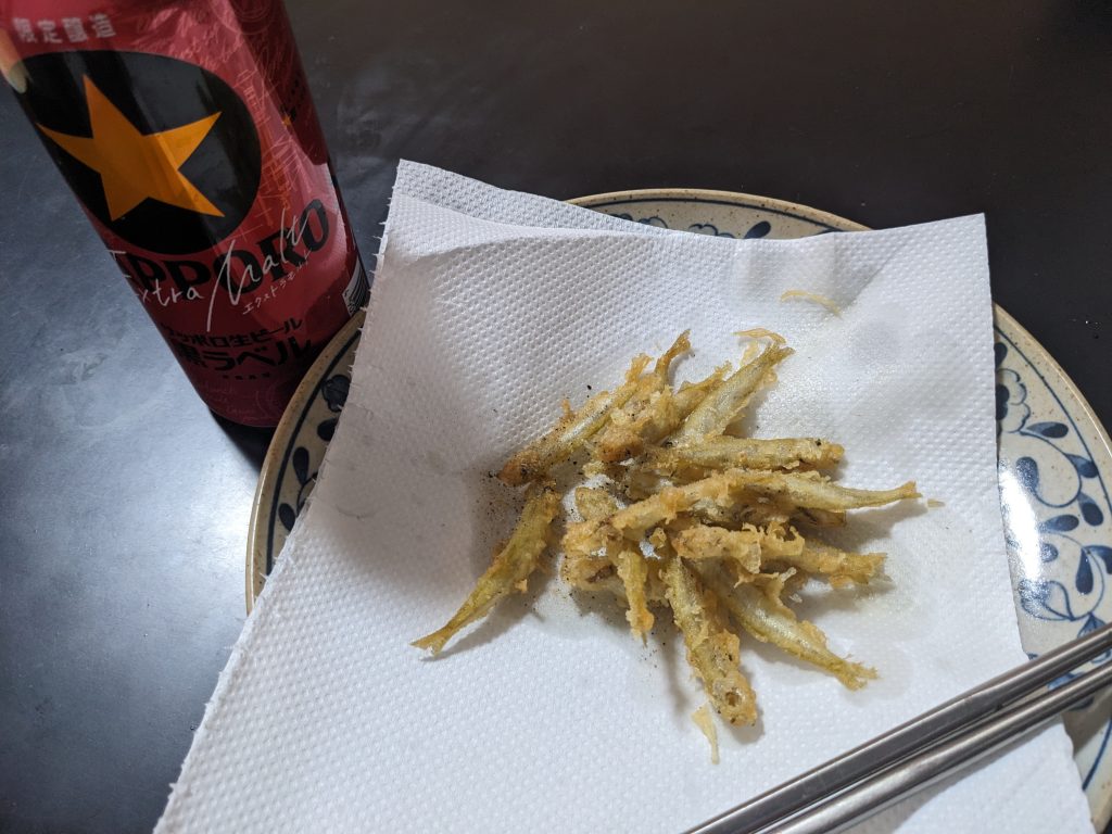 わかさぎの天ぷら